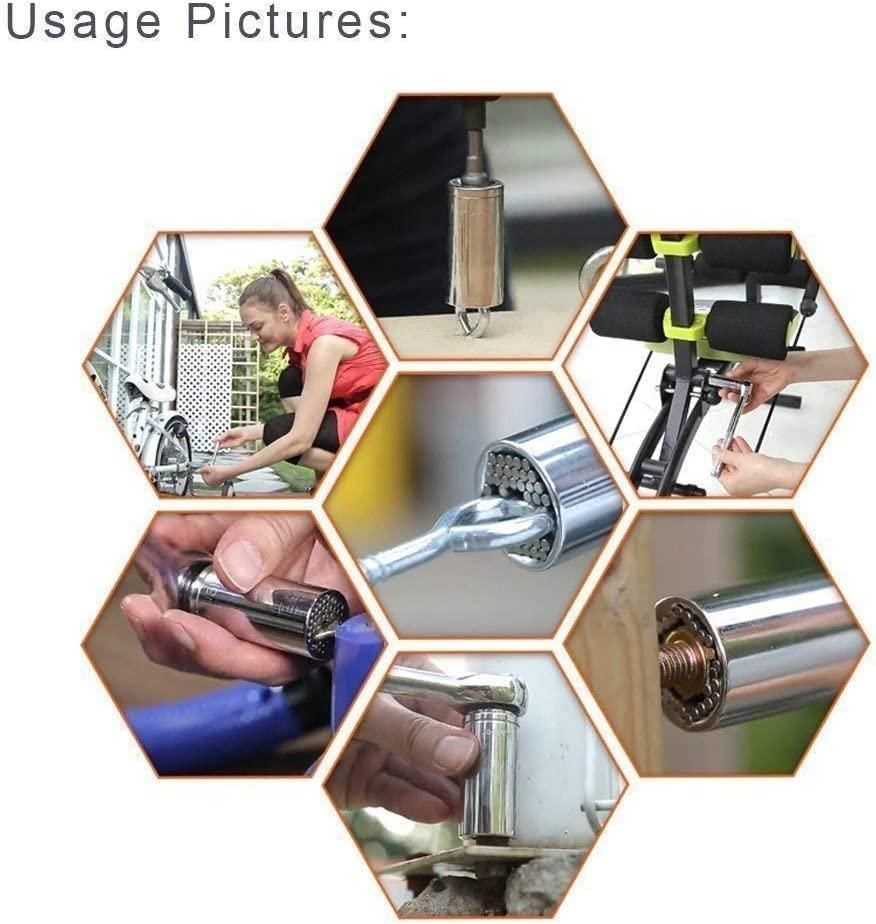 Universal Socket Grip Adapter - Professional Steel Multi-Fit Tool