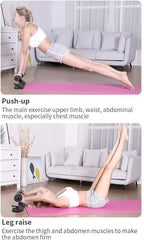 Sit-Up Bar With Foam Handle and Rubber Suction Seat Fitness Equipment