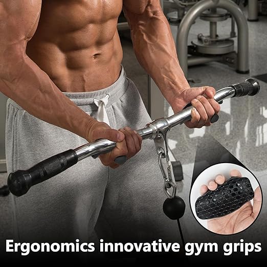 Rubber Weight Lifting Grips - Pair