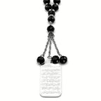 Decorative Car Hanging Pendant with Steel and Bead Accents
