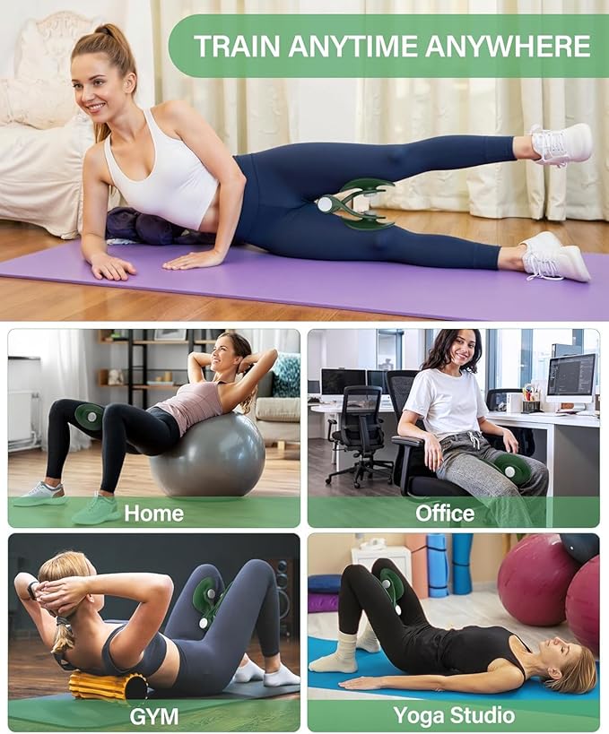 2-in-1 Hip and Pelvis Trainer Inner Thigh and Kegel Exercise Tool
