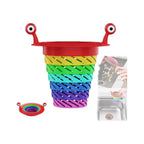 Kitchen Sink Strainer Foldable Multicolor, plastic, pack of 1