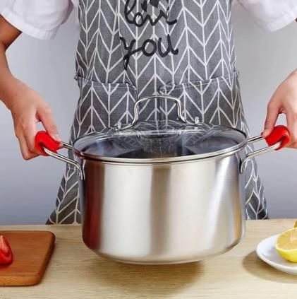 Silicone Pot Handle Holder - Heat Resistant Kitchen Safety Grip