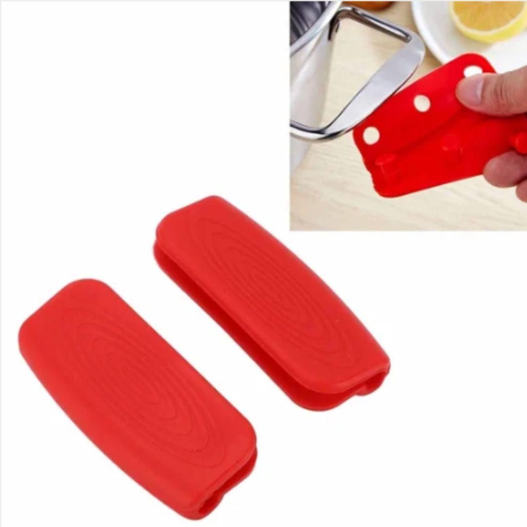 Silicone Pot Handle Holder - Heat Resistant Kitchen Safety Grip