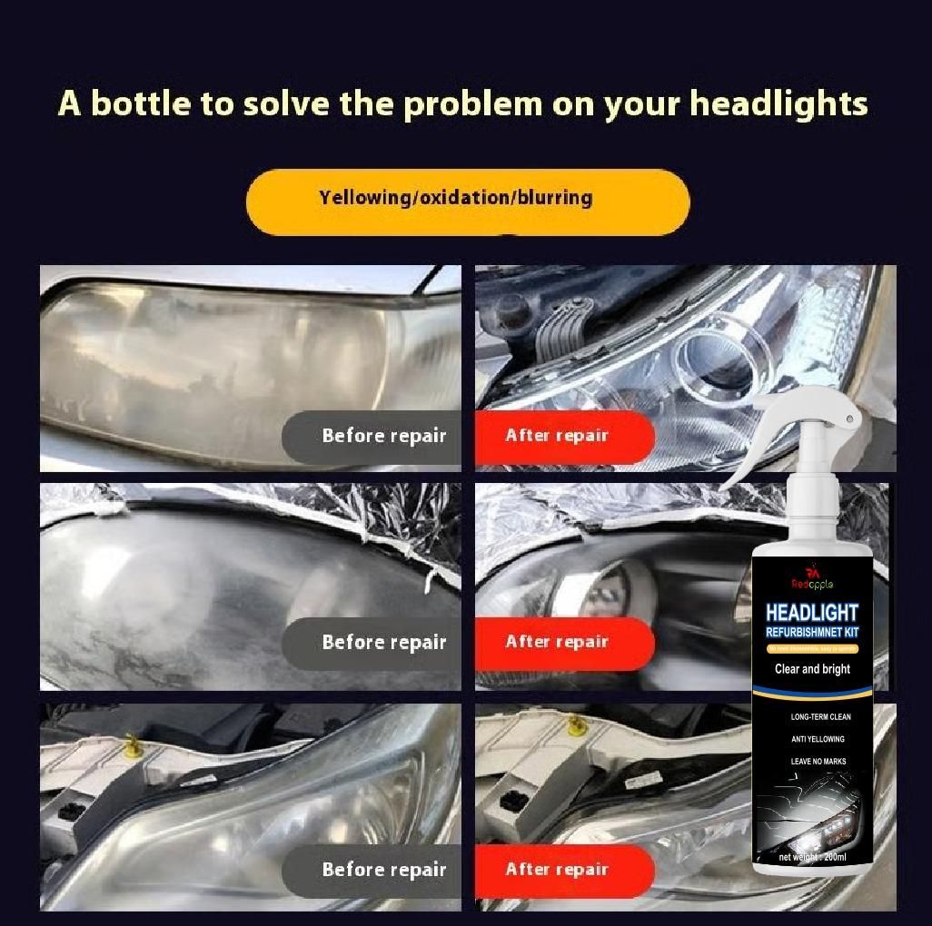 Headlight Refurbishment Kit 200 ml - Pack of 2