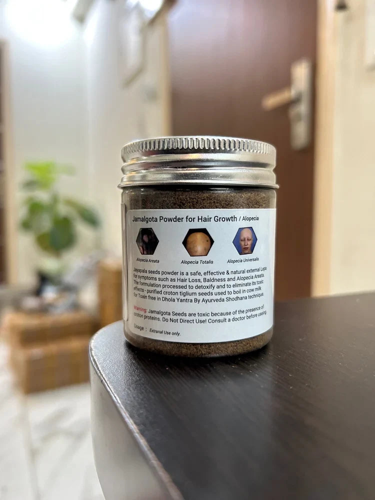 Jamalgota Ayurvedic Hair Growth Powder, Pack of 2