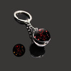 Twelve Constellations Gemstone Key Chain for Bags, Backpacks, and Car Keys