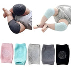 Baby Knee Pads for Crawling Safety - Cotton Protection for Infants - 2 Pair Pack