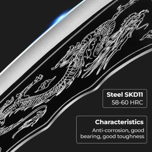Dragon Chopping Knife with Stainless Steel Blade
