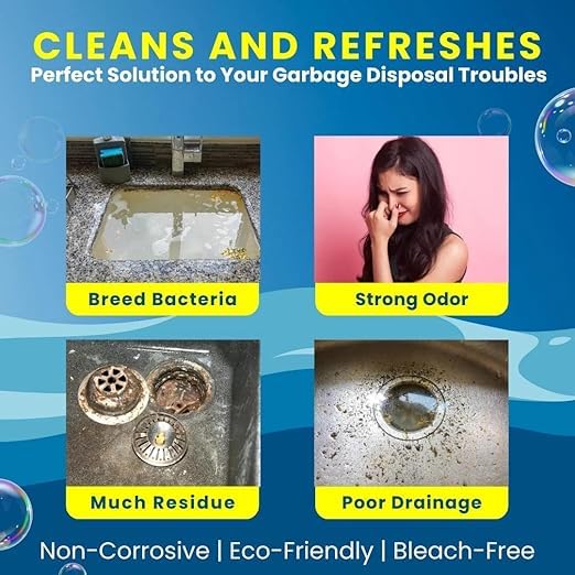 LemonBlast Foaming Deep Cleaning Bubble Tablets (24 Pieces)