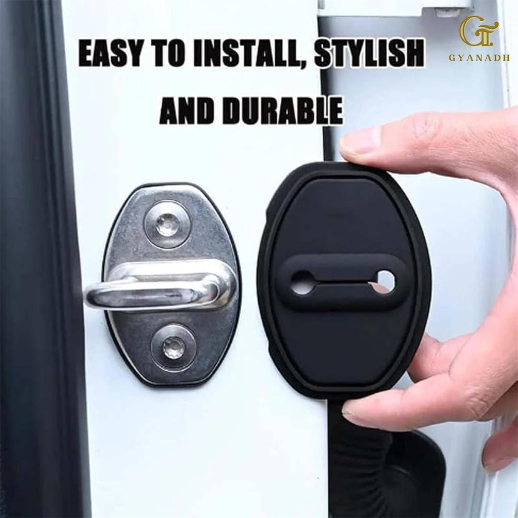 Car Door Lock Protector Covers - Silicone Set of 4