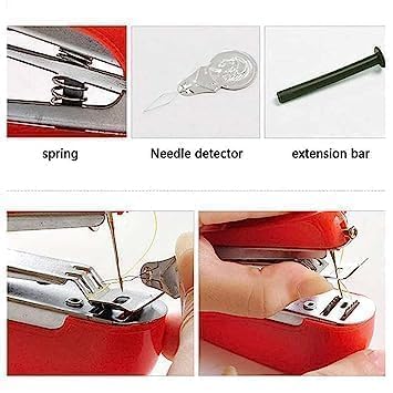 Portable Mini Manual Handheld Sewing Machine - Pack of 2