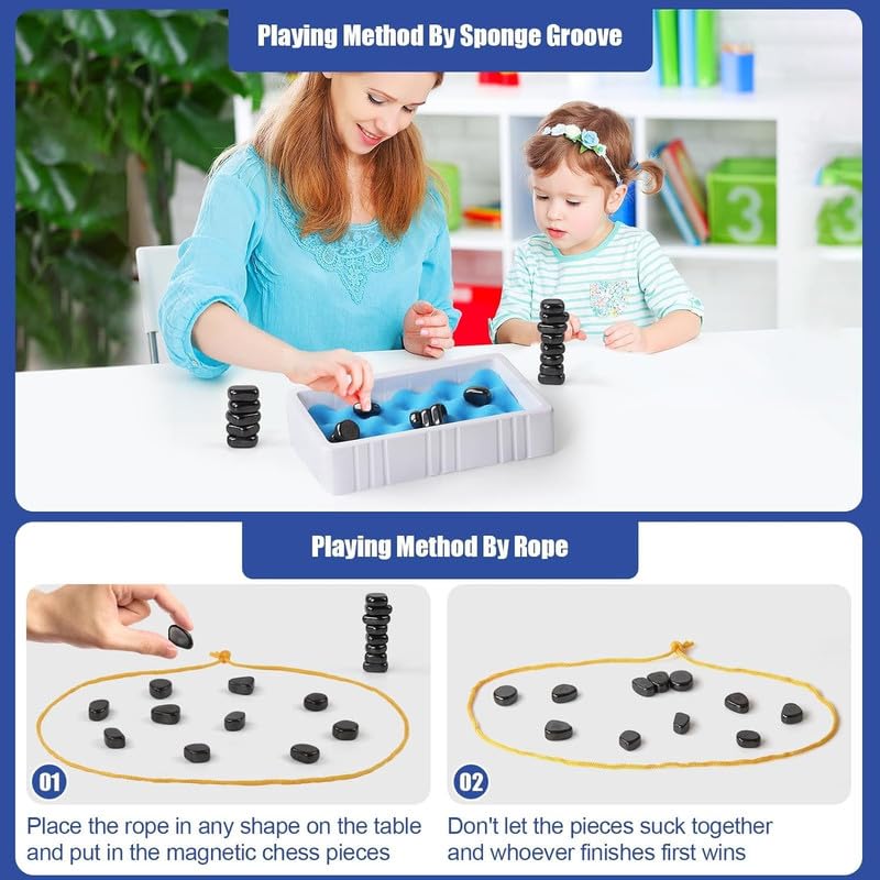 Magnetic Board Game Table Top Magnet Game for Family and Parties