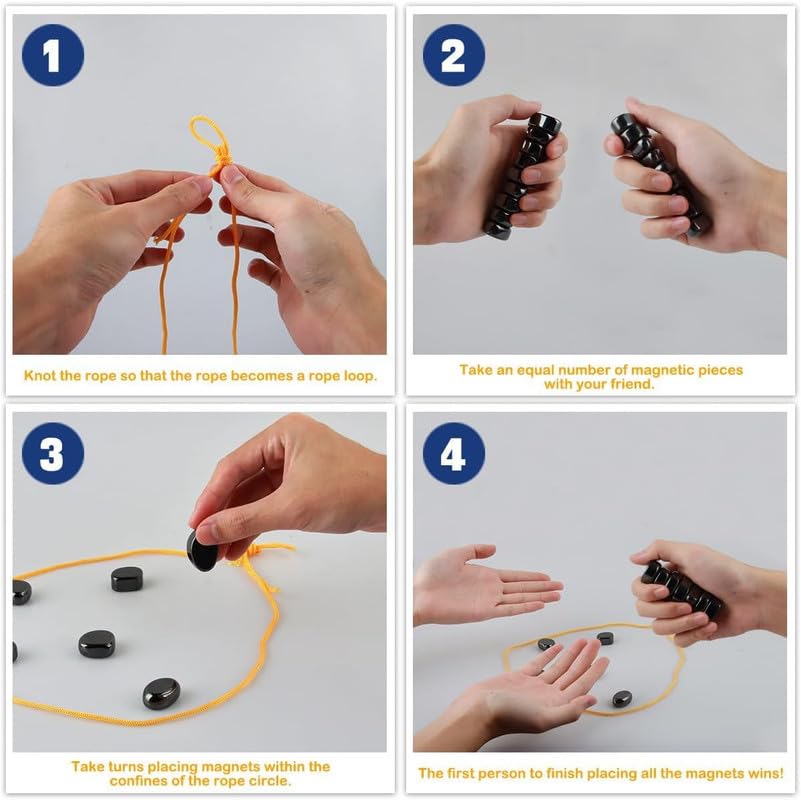 Magnetic Board Game Table Top Magnet Game for Family and Parties