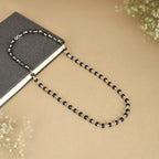 BHARATYUG Karungali Black Wood Mala with polished dark ebony beads
