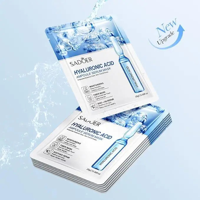 A single pack Hyaluronic Acid Serum Mask for face hydration