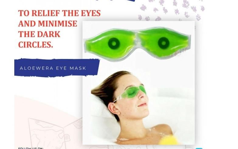 Aloe Vera Gel Eye Mask (Pack of 2)