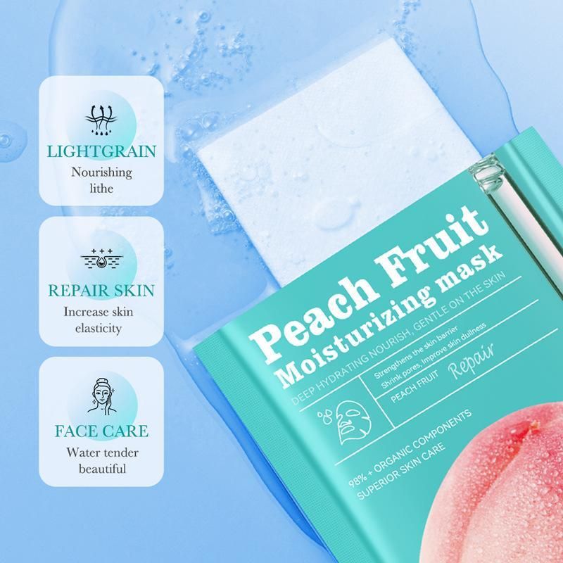 Peach Fruit Moisturizing Mask for Hydrated Skin