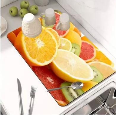 Kitchen Counter Drying Mat, Pack of 1