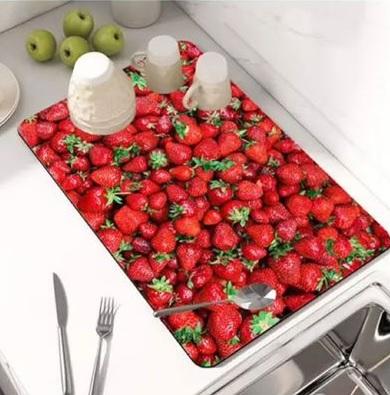 Kitchen Counter Drying Mat, Pack of 1