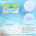 Baby Water Play Mat for Tummy Time and Sensory Exploration