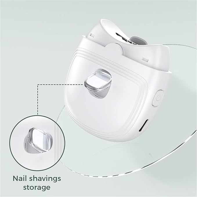 Rechargeable Electric Nail Clipper, plastic