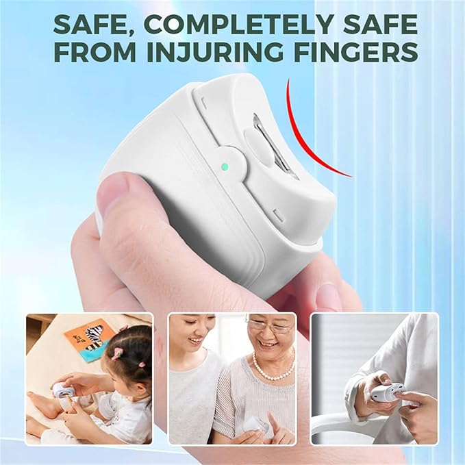 Rechargeable Electric Nail Clipper, plastic