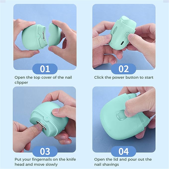 Rechargeable Electric Nail Clipper, plastic