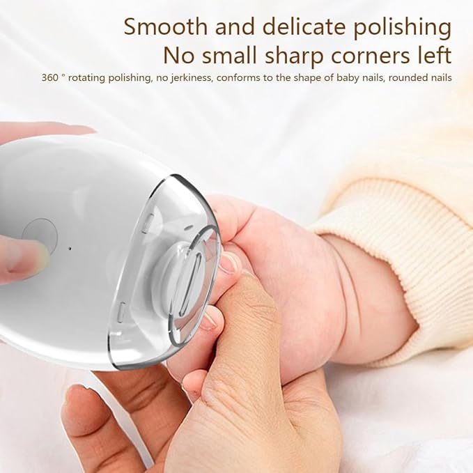 Electric nail clipper unit with a plastic body designed for safe nail trimming