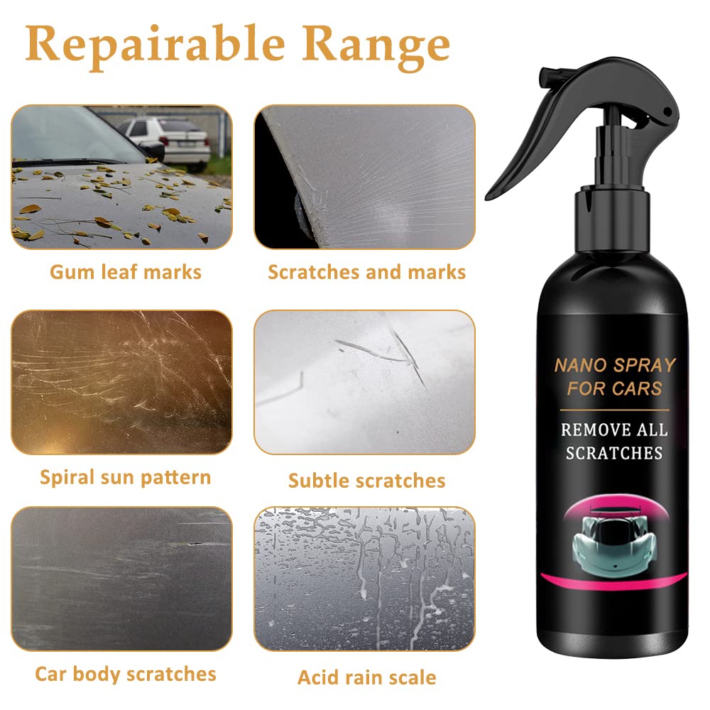 Car Scratches Repair Nano Spray 100ML (Pack of 2)