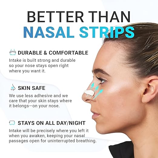 Magnetic Nasal Dilator Starter Kit with Adhesive Tabs and Applicator - 15 Pieces