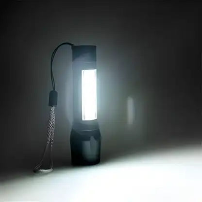 Mini Portable XPE + COB LED Tactical Flashlight