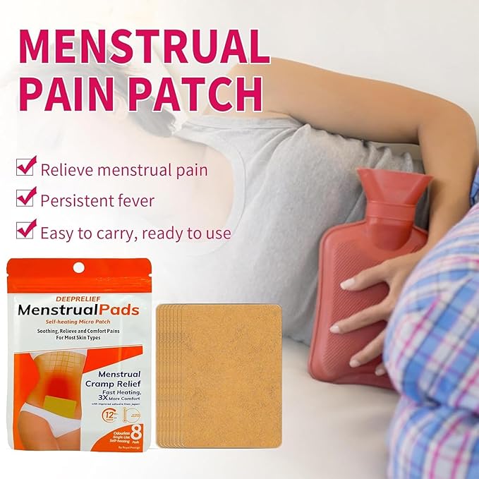 Self-Heating Menstrual Micro Patches (8 Pieces)