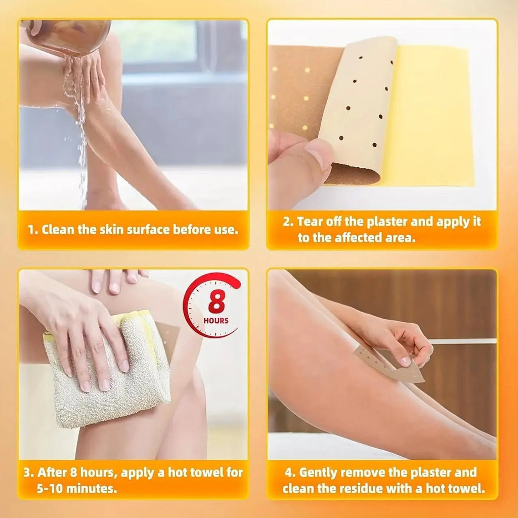 Herbal Heat Patches - Pack of 20 Adhesive Cotton Patches