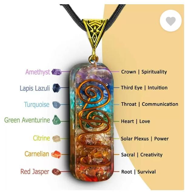 Titanium Quartz Stone Pendant (Pack of 2)