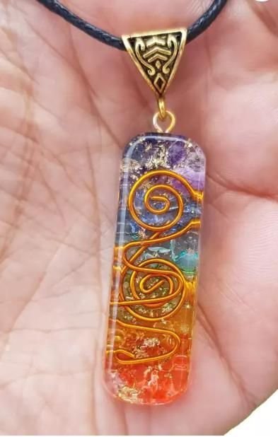 Titanium Quartz Stone Pendant (Pack of 2)