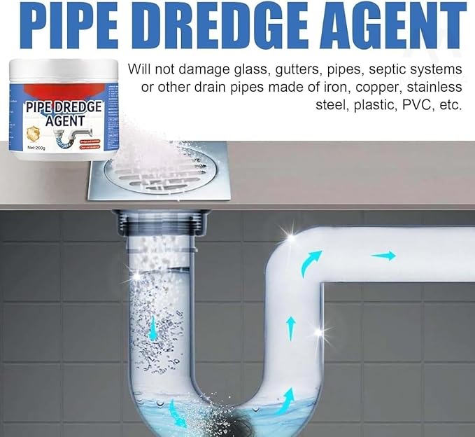 Pipe Dredge Agent Drain Cleaner - Pack of 2