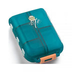 Double Layer Pill Organizer, Compact Medication Case (Pack of 1, Random Color)