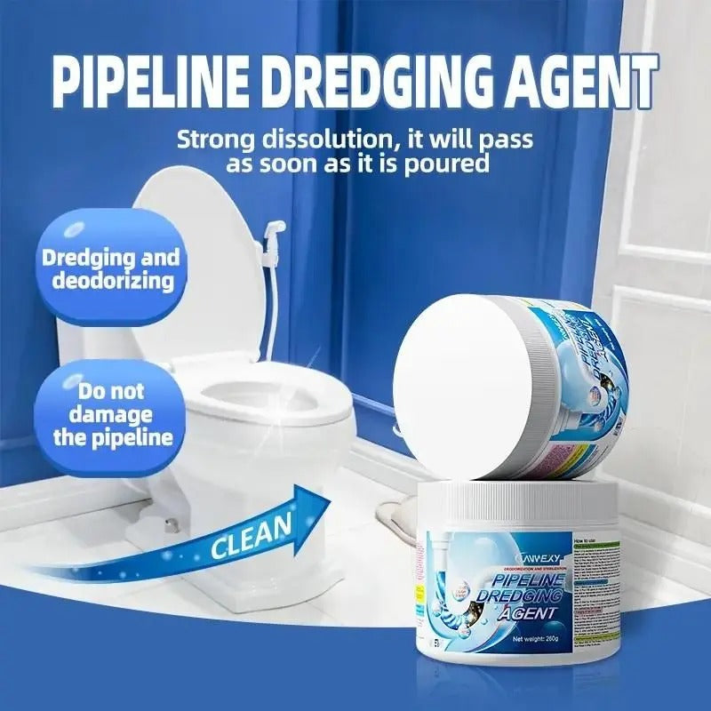 Powerful Pipe Dredging Agent for Kitchen and Toilet Pipelines 260 gm, pack of 1