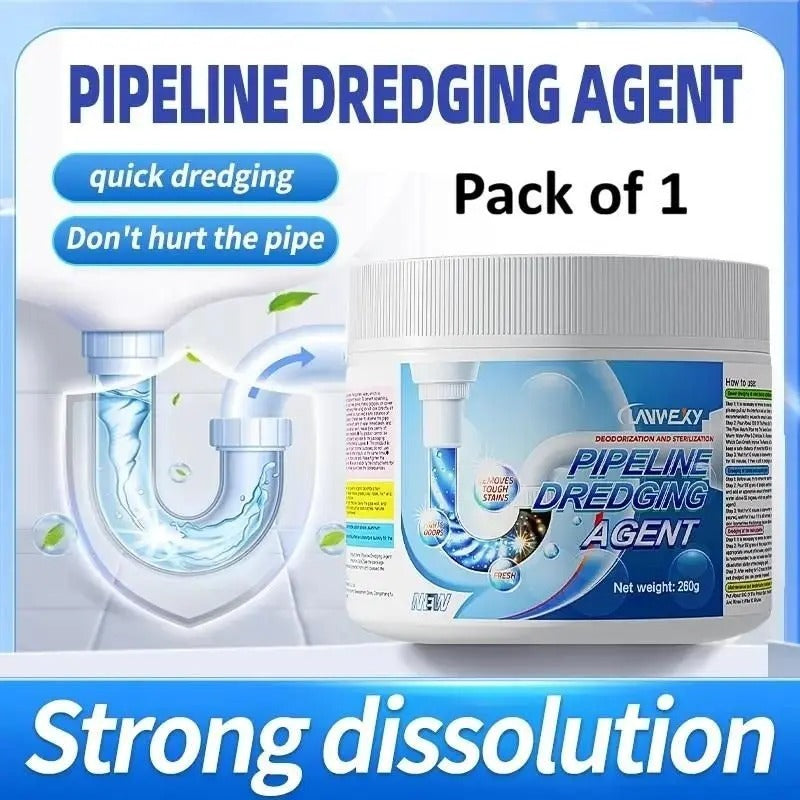 A 260g pack of pipe dredging agent for kitchen and toilet pipelines