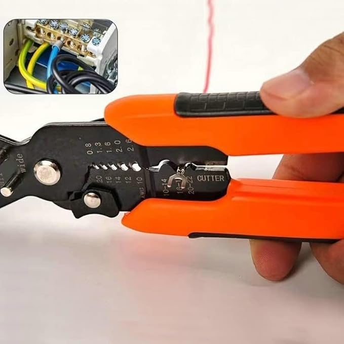 5-in-1 Multifunctional Wire Stripper and Cutter Pliers (HT46)