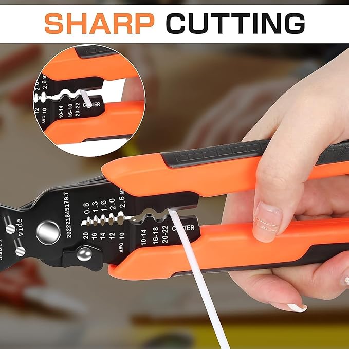 5-in-1 Multifunctional Wire Stripper and Cutter Pliers (HT46)