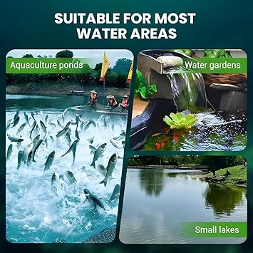 Pond Care Water Clarifier and Algae Control Powder - Pack of 2