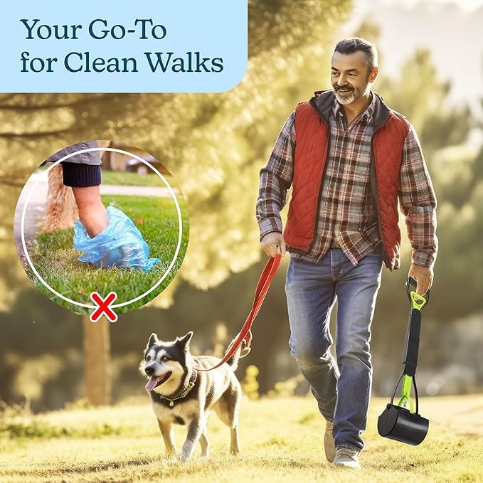 Dog Poop Scooper - Portable Waste Picker for Pets