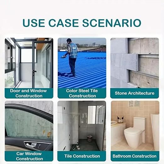 Waterproof Silicone Sealant for Long-Lasting Surface Protection - 1 Piece