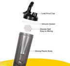 Gym Shaker Bottle with Compartment 700ml