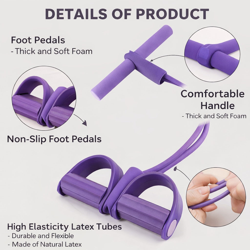 Yoga Pedal Puller Resistance Band for Full Body Fitness
