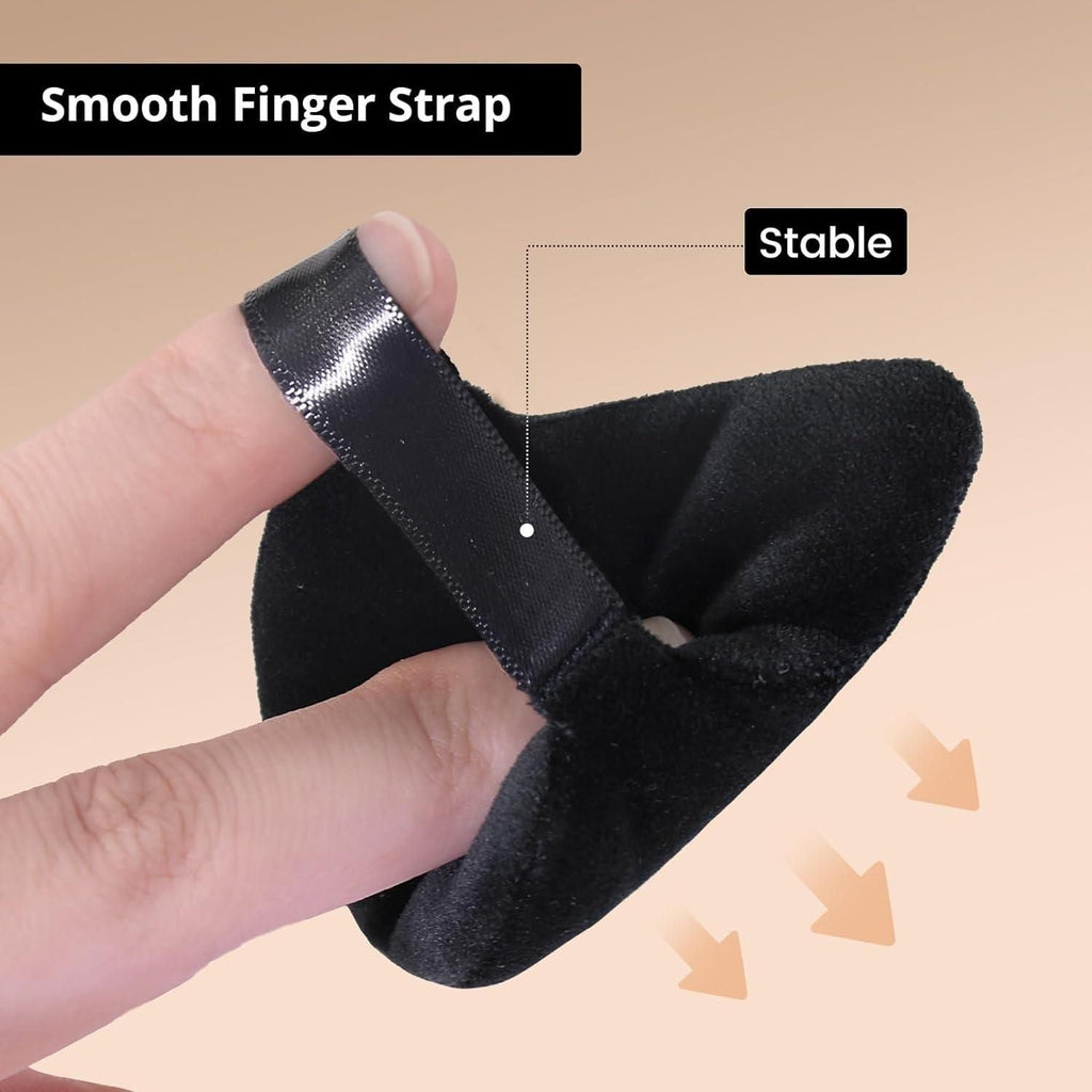 Triangle Powder Puffs for Face & Loose Makeup, cotton
