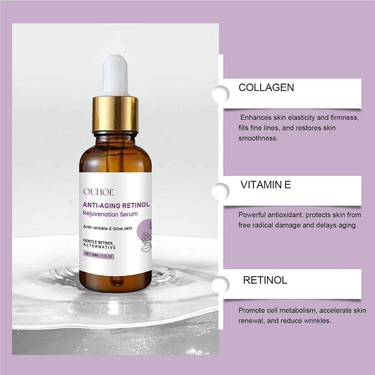 Anti-Aging Serum, liquid formula