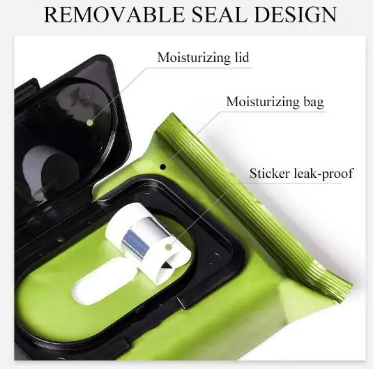 Avocado Makeup Remover Wipes, 60 Pcs